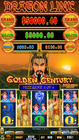 Penjualan Panas Permainan Kasino Perjudian Vertikal Dragon Link Golden Century Slot Game Board Dijual