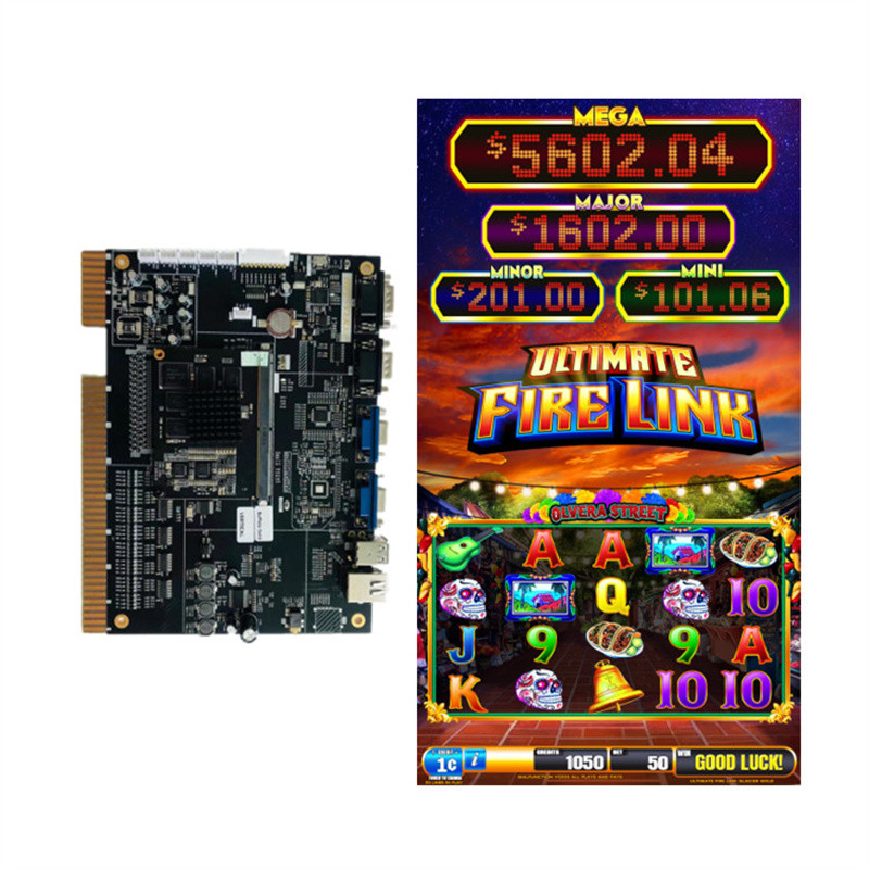 Perangkat Lunak Game Olvera Street Firelink Slot Layar Sentuh Vertikal Mesin Slot Fire Link Video game Board